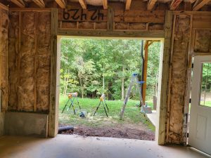 Installing the Garage Door in Jefferson